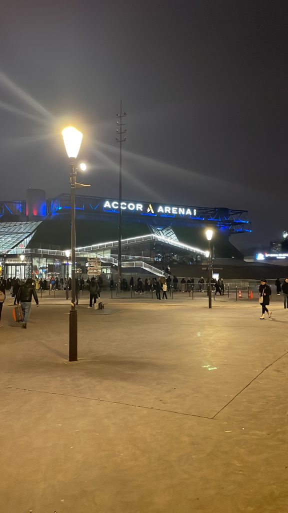 Concert à l’Accor Arena à Paris photo prise par Léa Colas.
