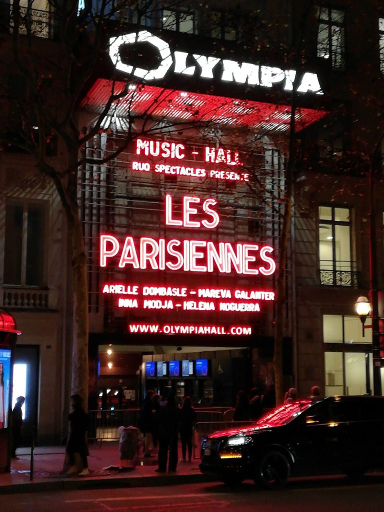 Salle de concert à Paris.