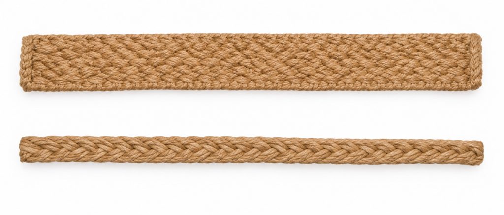 Ici nous pouvons voir les tapis et tresses plates
