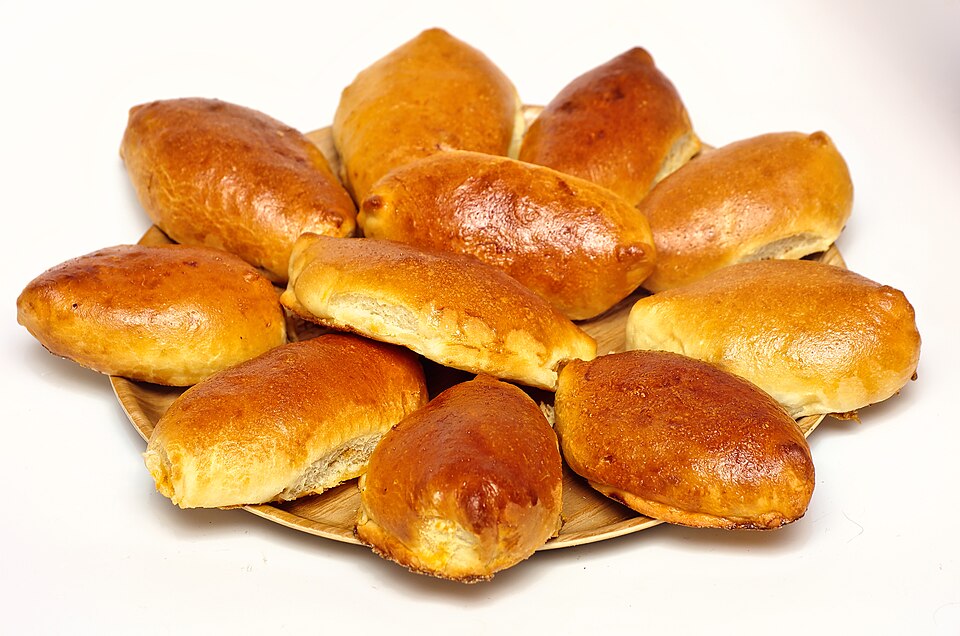Pirojki au chou, petits pains russes sans viande